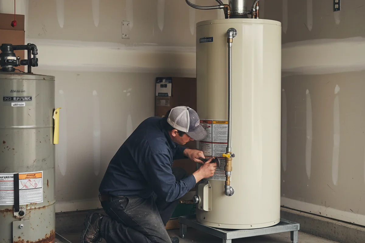 Water heater and shutoff valve replacement in Santa Margarita